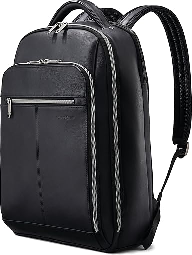 black leather backpack uk