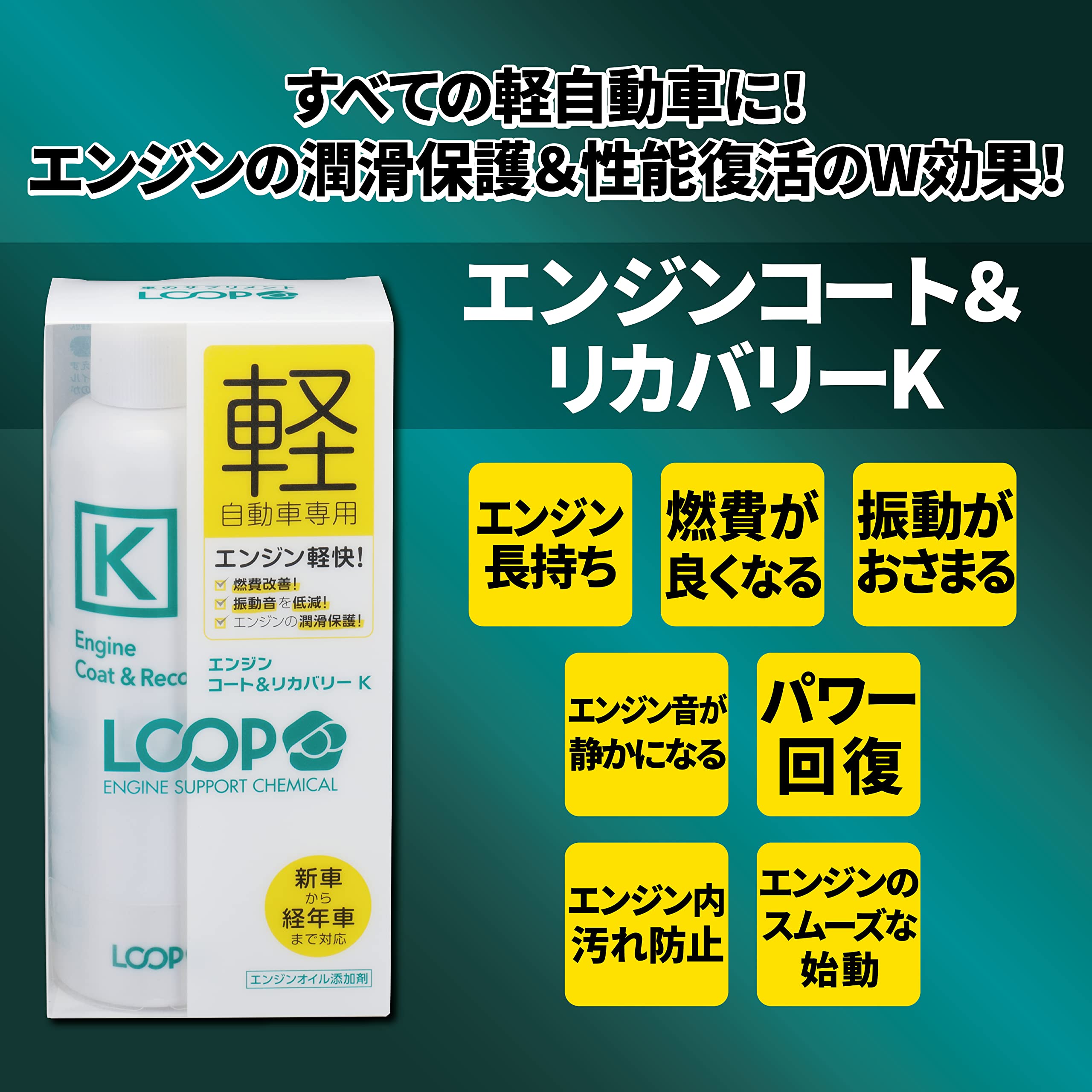 Amazon.co.jp: Surluster(シュアラスター) ガソリン添加剤 LOOP パワー