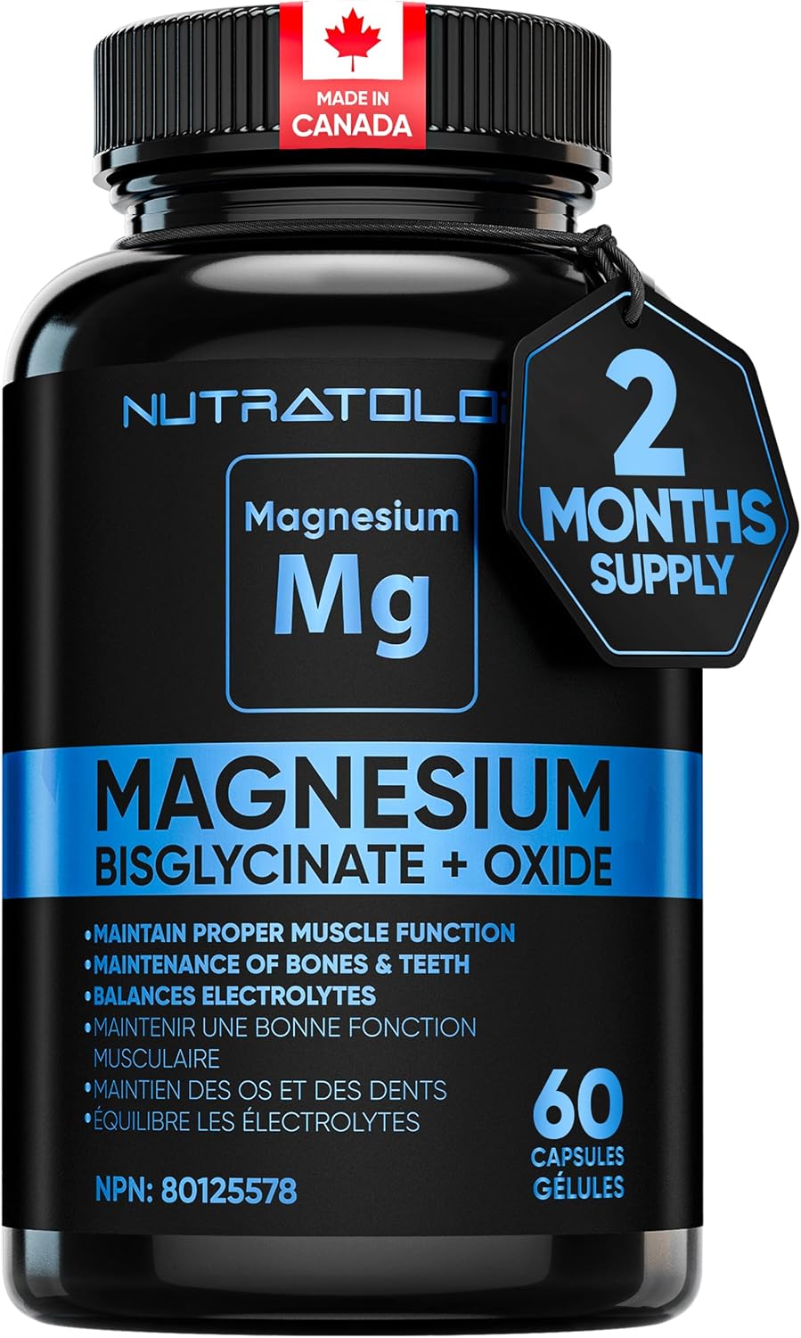 Honest review of Nutratology® Magnesium Bisglycinate + Oxide | Relaxes Muscles | 60 Count