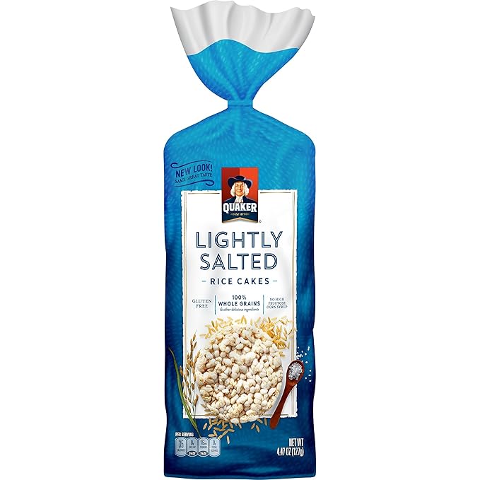 Quaker Rice Cakes, Lightly Salted, 4.47 oz Grocery