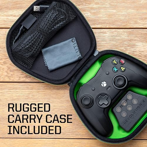 Vista 8 de RIG Nacon Revolution X Officially Licensed Xbox Controller for Xbox Series XS, Xbox One, Windows 10, Windows 11 PCs with Hardware, Software