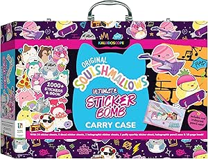 Kaleidoscope Squishmallows Ultimate Sticker Bomb Carry Case - Hundreds ...