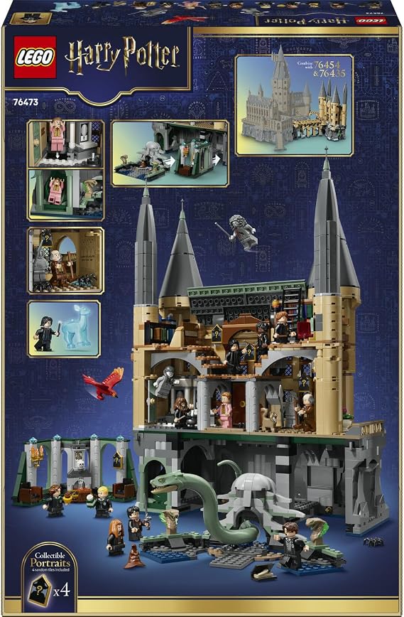 LEGO Harry Potter Hogwarts Şatosu: Doğu Kanadı 76473-10 Yaş Üzeri Çocuklar için Tom Riddle'ın Günlüğü ve Gryffindor Kılıcı Gibi Detaylar İçeren Yaratıcı Oyuncak Yapım Seti, Hediye Fikri (2164 Parça)