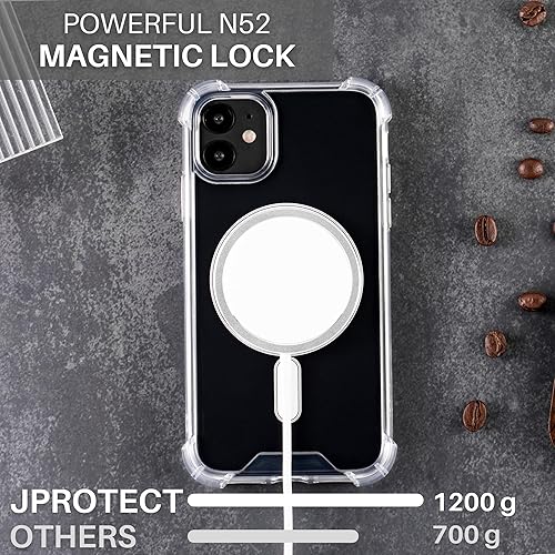 Miniatura 2 de JProtect Funda magnética para iPhone 11 Pro Max para MagSafe, a prueba de golpes, para iPhone 11 Pro Max, funda para MagSafe