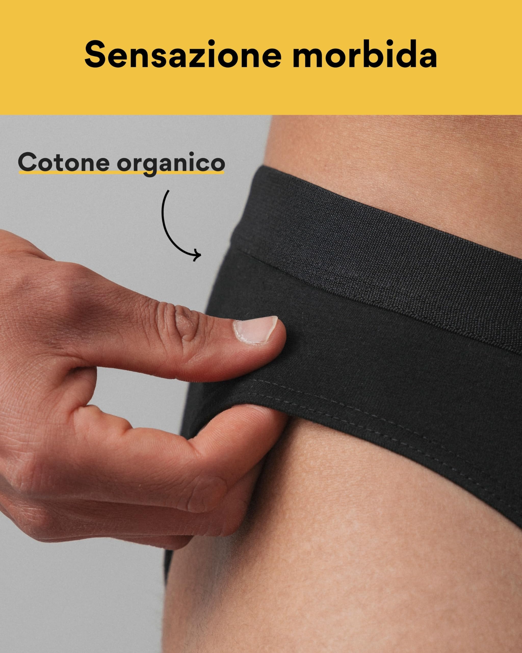 Snocks Slip Uomo Cotone Pacco da 6 Mutande Uomo Slip