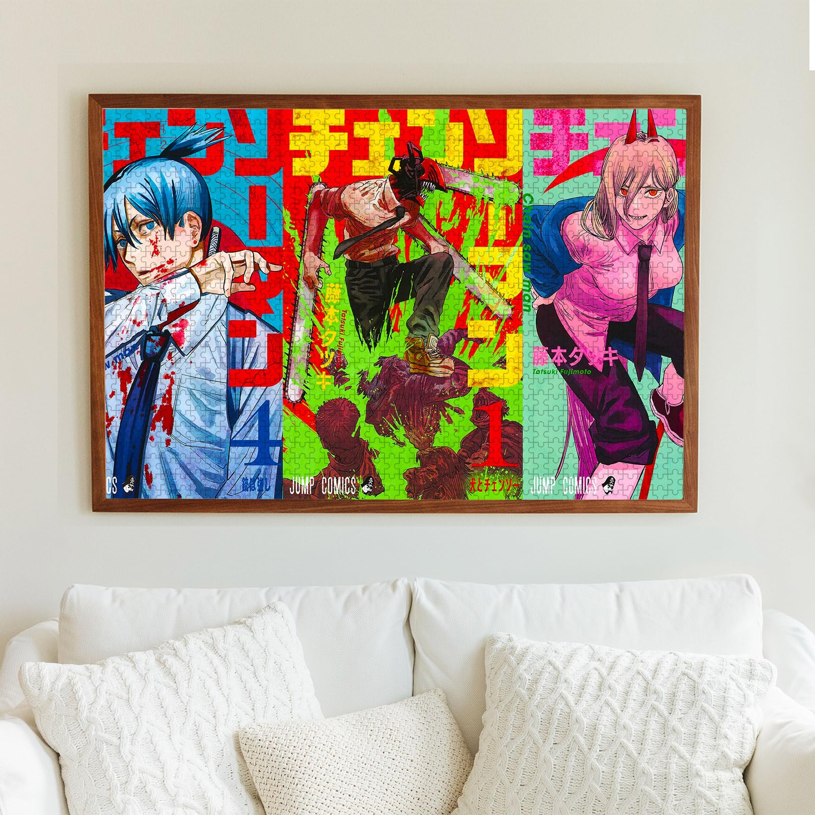 Rompecabezas De 1000 Piezas De Chica Samurái Anime – 50x70 Cm, Con Póster Y Bolsa De Tela, Ideal Para Regalar