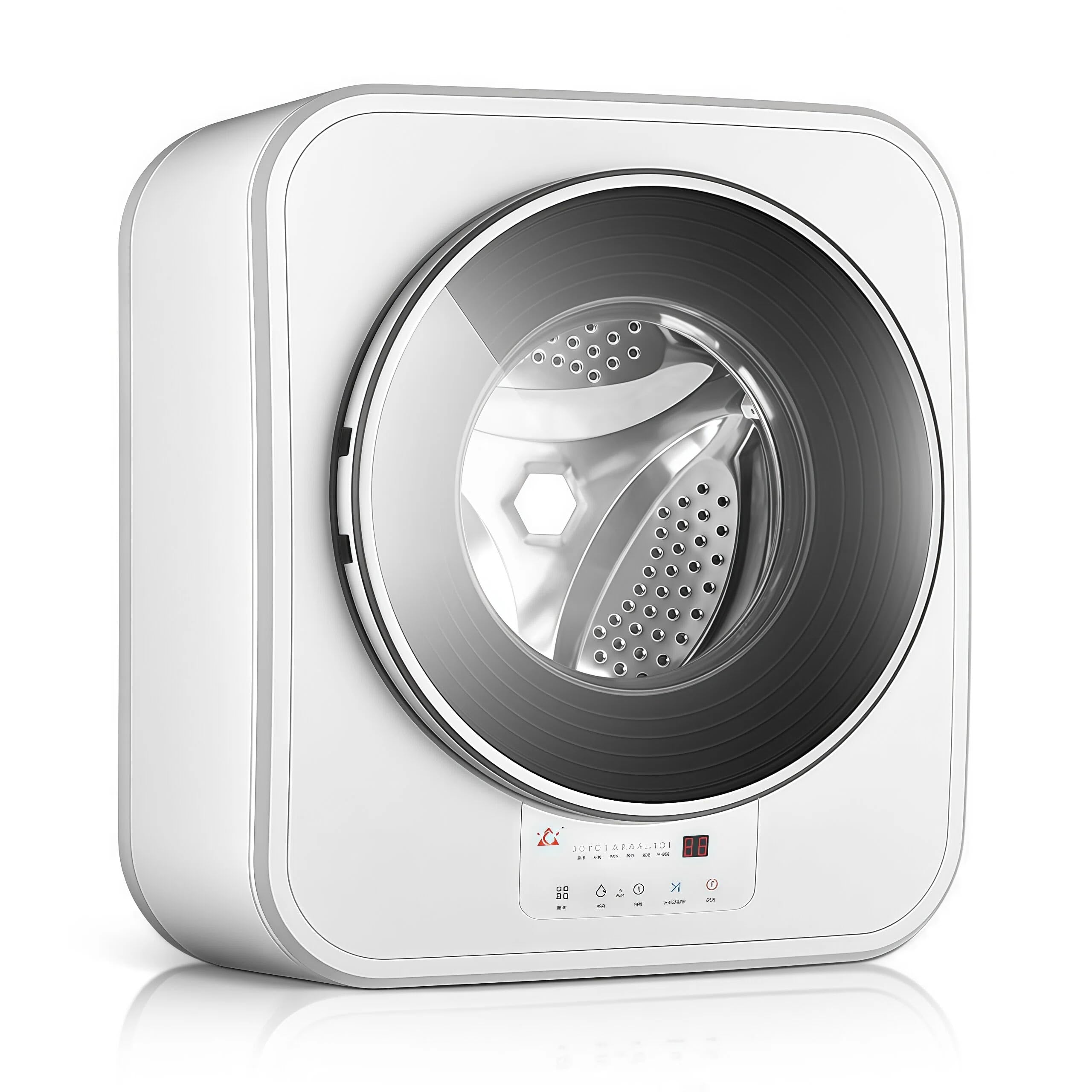 Lavatrice e asciugatrice Completamente Automatica da 3 KG Montabile a parete Mini Lavatrice e asciugatrice Asciugatrice compatta Appartamento casa dormitorio