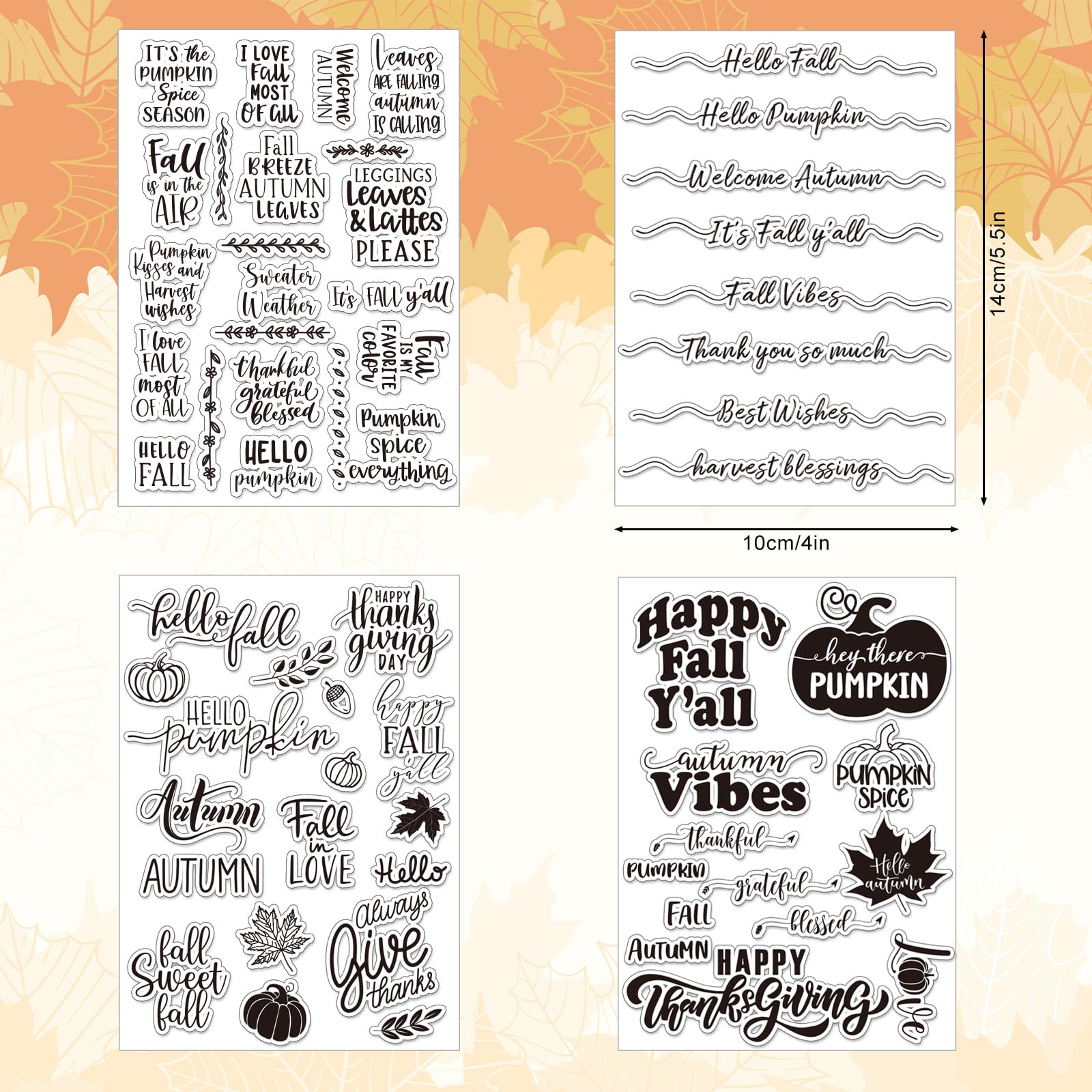 Fall Thanksgiving Stamps - DIY Crafting & Scrapbooking -2