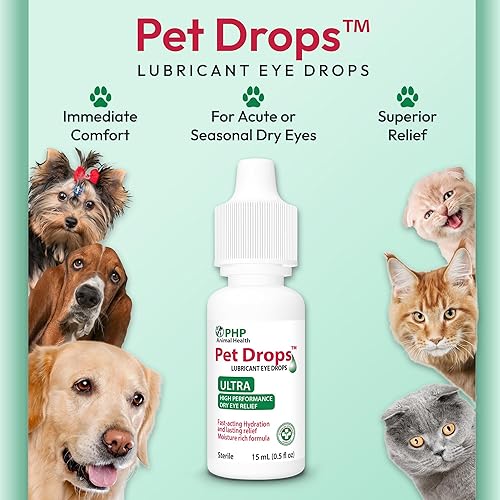 Miniatura 6 de Pet Health Pharma Cistane Ultra Lubricant Eye Drops 0.5 fl oz - Gotas para los ojos Hydration Boost (fabricado en Estados Unidos)