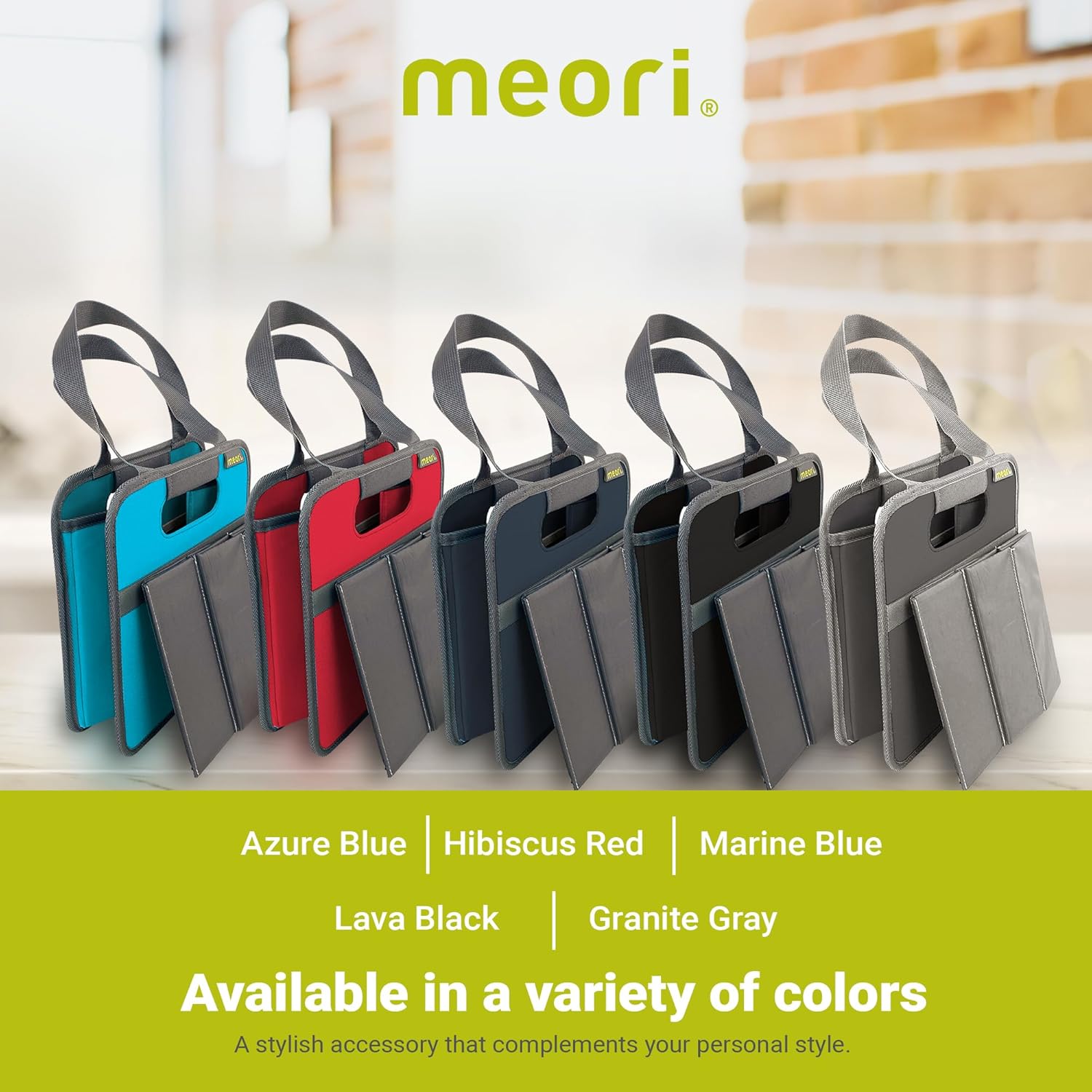 meori 6 Bottle Wine Tote Lava Black Liquor Spirits Enthusiast Tastings Grocery Shopping Glass Dividers Travel Hostess Gift (A100432)