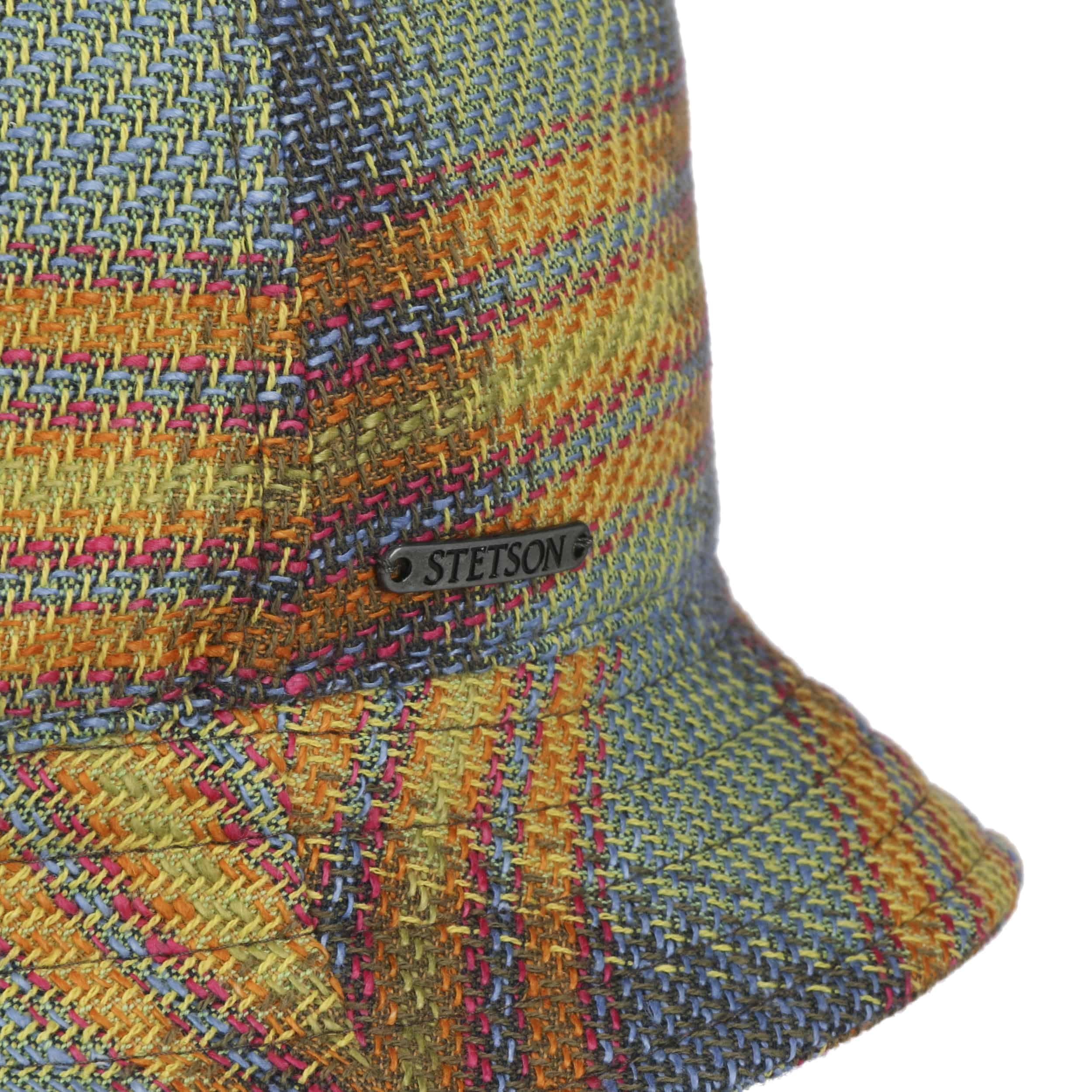 Stetson Hilverston Bucket Stoffhut UV-Schutz Damen und Herren Made in EU Sommer