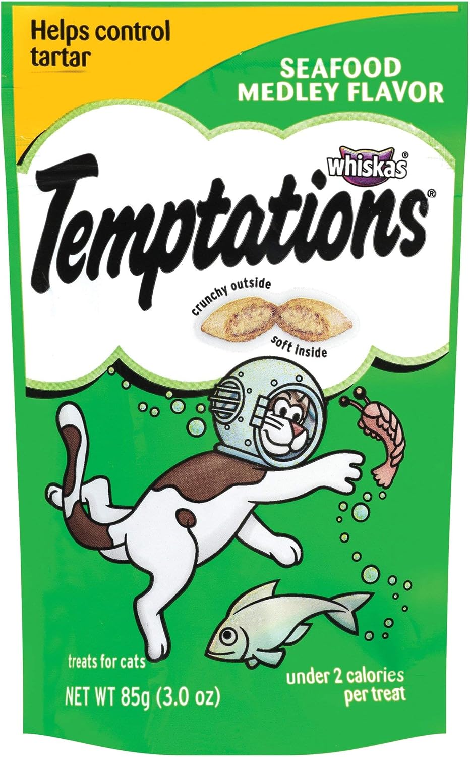 Whiskas Seafood Temptation Treat for Cats-12 Pack [Set of 12]