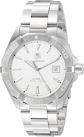 TAG Heuer Mens Aquaracer Swiss Automatic Stainless Steel Dress Watch, ColorSilver-Toned Model WAY2111.BA0928
