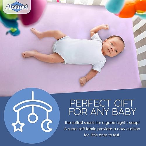 Vista 99 de Abstract Sábanas de algodón para cuna pequeñas – Pack n Play Sábanas bajeras – Sábanas ultrasuaves para cuna para niños y niñas – Universales