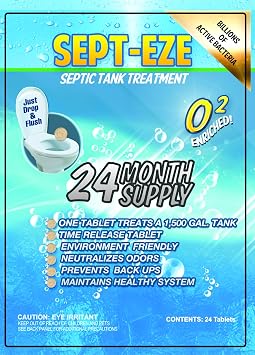 Septic Professional Strength Septic Tank Treatment 6-12-24 Month Treatments 24