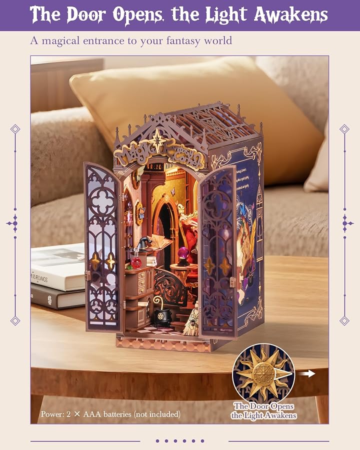 ROBOTIME Book Nook Kit 3D Yapboz TGB14 - Görsel 5