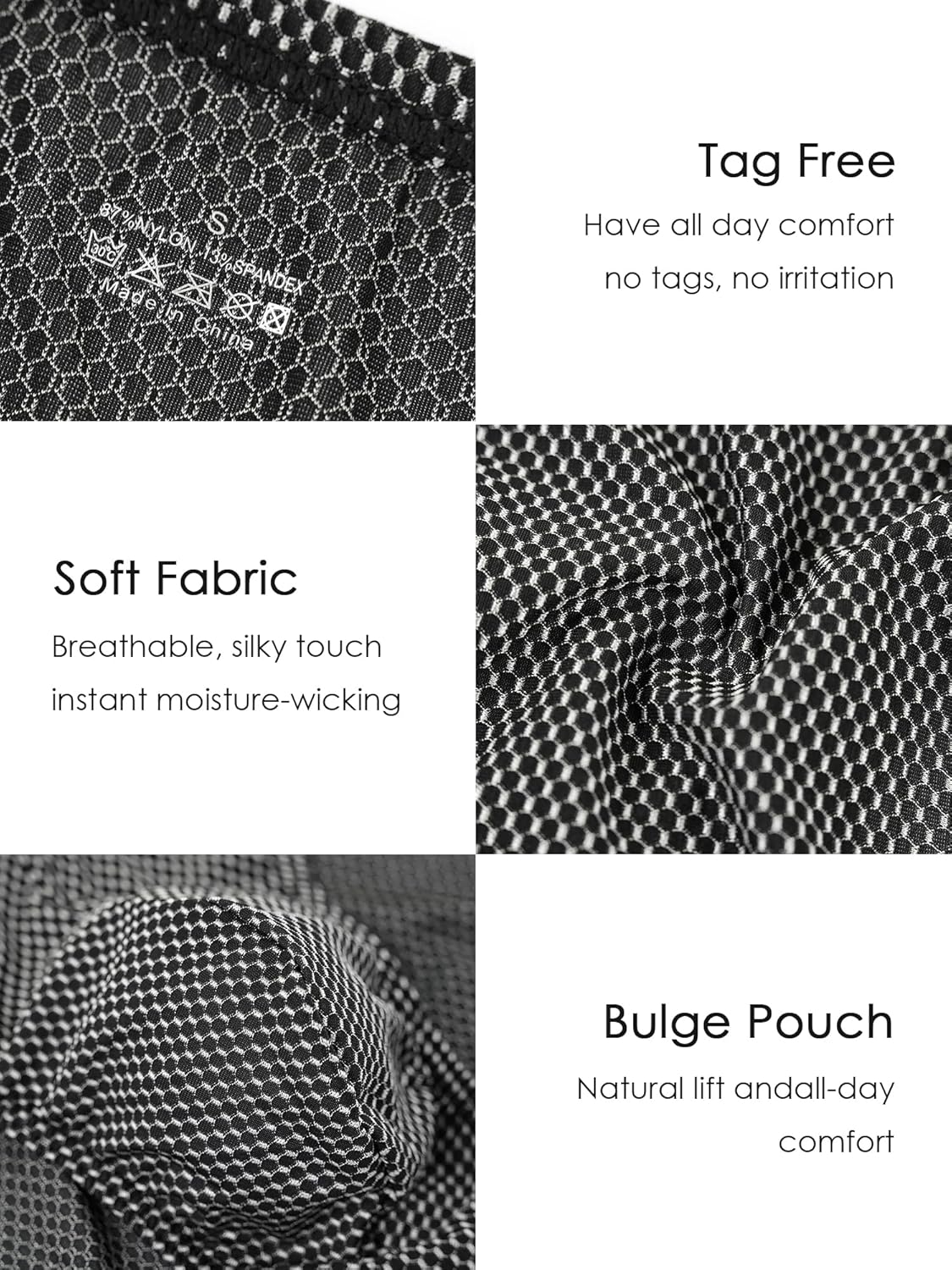 Mens Briefs Underwear Low Rise Bulge Pouch Bikini Comfortable Breathable Underwear Male Multicolor - Image 4