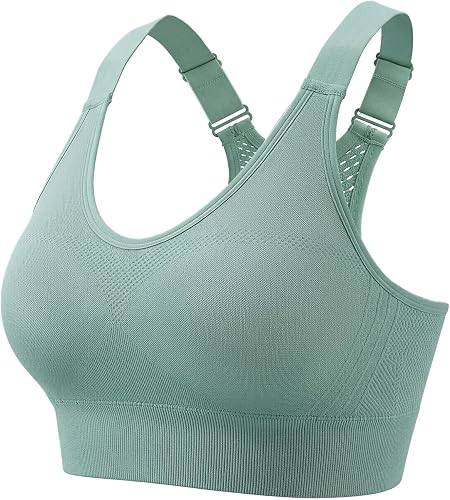 Sports Bras for Women High Support Adjustable Racerback Sport Bra