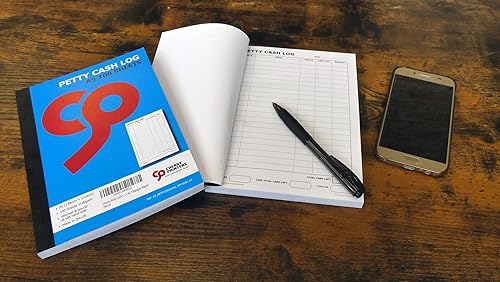 Miniatura 3 de Cherry Petty - Librocuaderno de registro de efectivo, tamaño A5 (5.8 x 8.3 pulgadas), 100 páginas