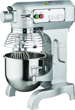 Omcan 20467 10qt GENERAL PURPOSE Mixer with Guard 3 attachments Muti ETL