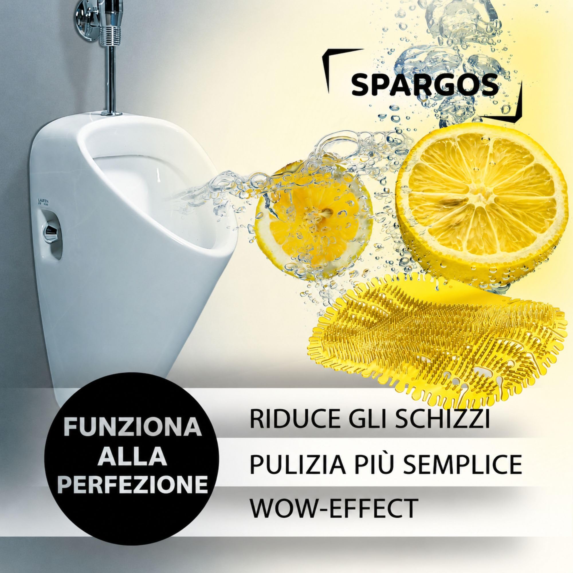 Spargos Pastiglie Orinatoio Profumate 24 Pezzi - Anti-Spruzzo