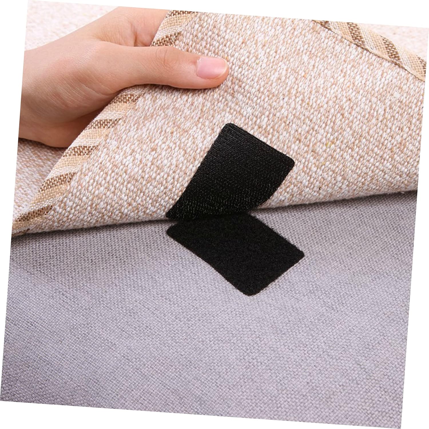4sets Non Slip Rug Pads for Bedroom Slip Mat Gripper High Grade for Hardwood Floors Washable and Reusable Design 12pcs*4