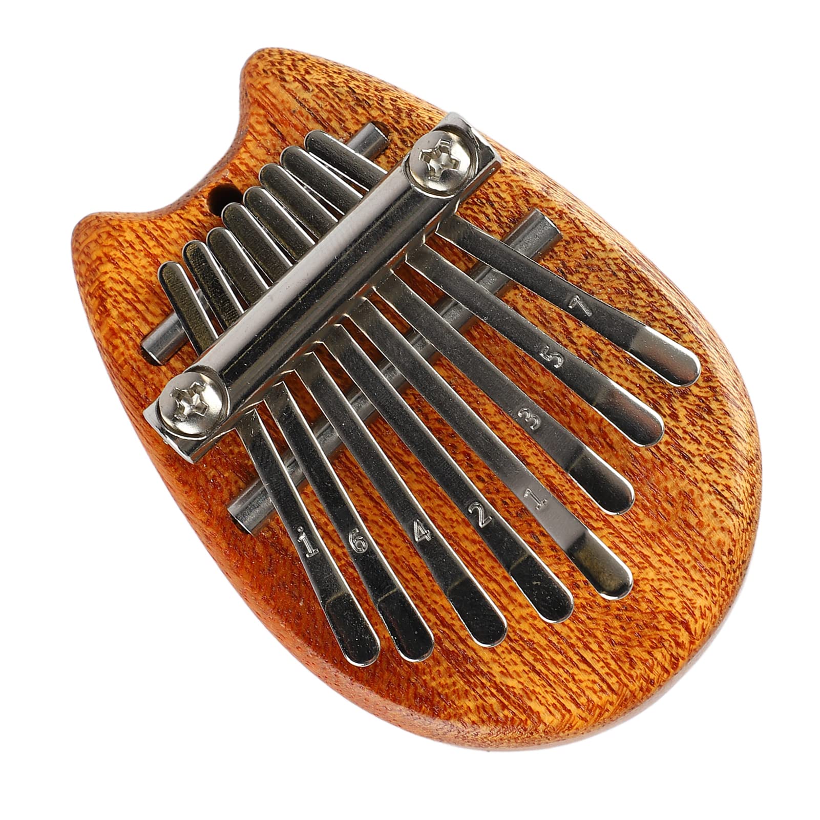 Mini Kalimba 8 Kluczowy Kciuk Fortepianowy Drewniany Instrument Muzyczny dla Dzieci z smyczyą, Mini Kalimba Kciuk Pianinowy dzieć