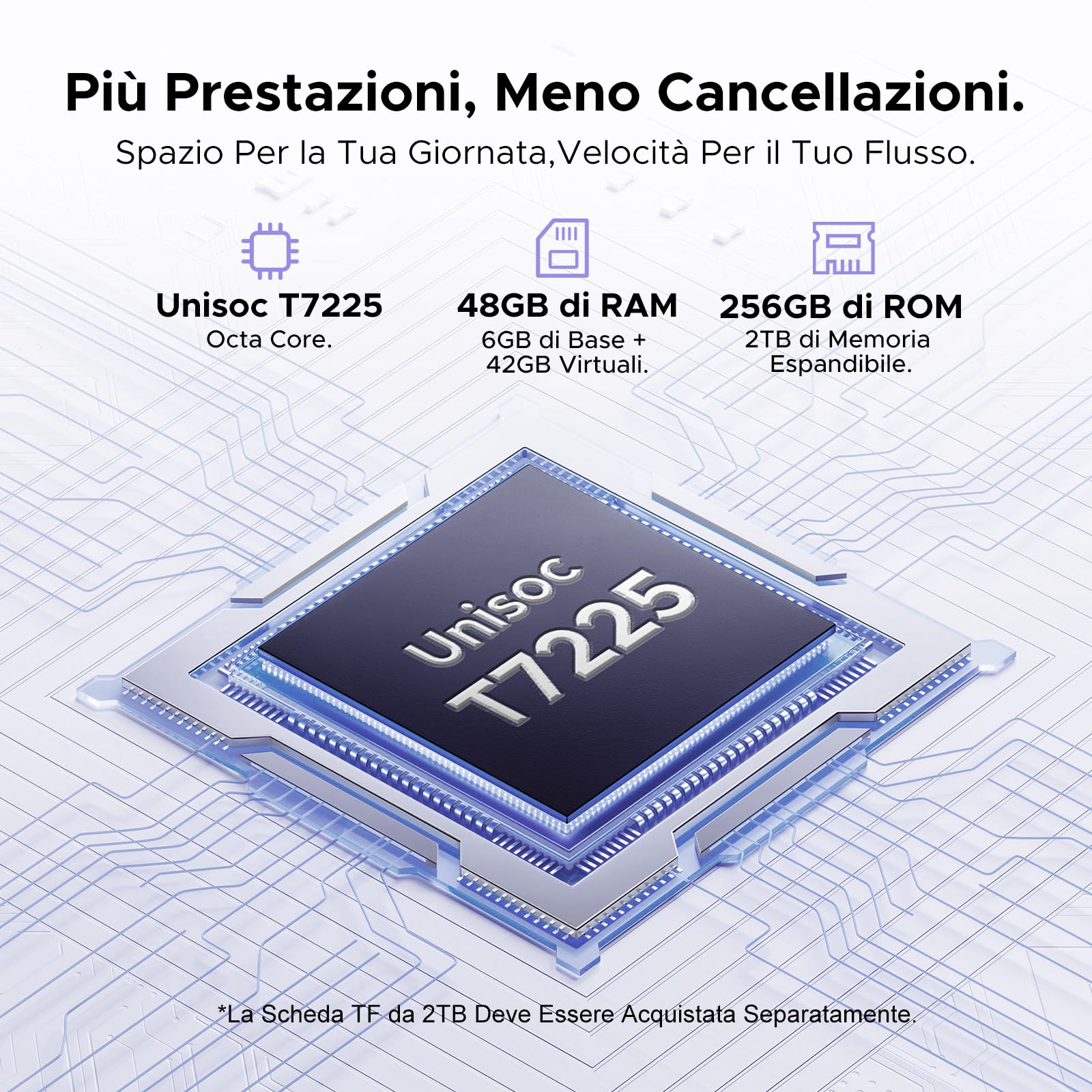 DOOGEE Note 56 Plus Android 16 Smartphone, 48GB+256GB/TF 2TB Telefono Cellulare, 50MP+8MP, 6150mAh Cellulari, 6.56" 90Hz Octa-Core Telefoni, Fingerprint/Face ID/4G Dual SIM/Widevine L1/NFC - Nero