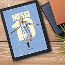 Good Hope Messi Framed Poster 10x13 Inch – Soccer Wall Art for Bedroom, Football Legend Decor, Gift for Fans, Boys & Men, Sports Room, Jersey, Wall Photo Frames, Footballers Framed Posters gallery image