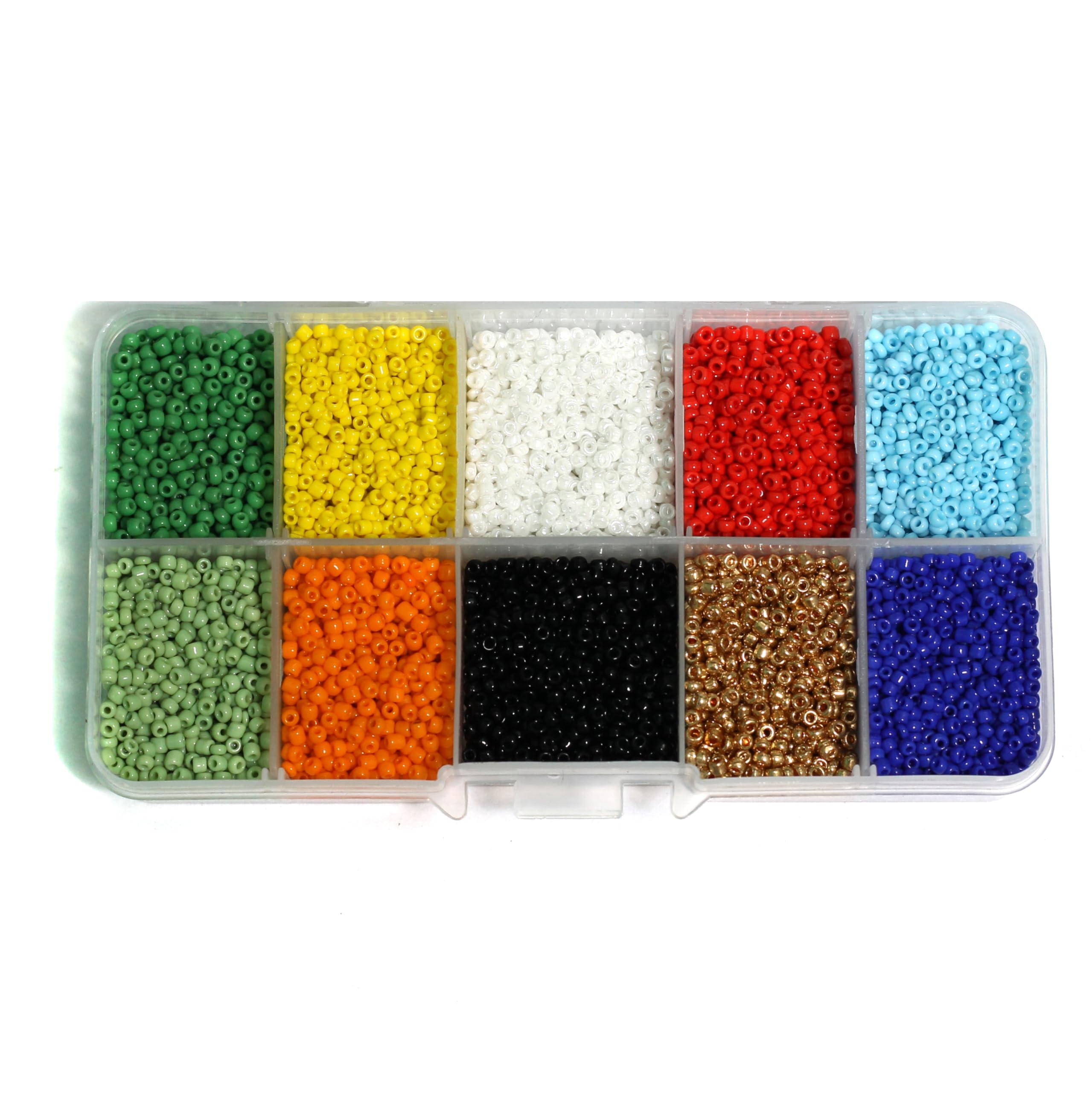 Beadsnfashion Opaque Glass Sugar Seed Beads DIY Kit, 10 Colours, Size 11/0, for Jewellery Making, Beading, Embroidery Work, Arts and Crafts (B0D8SSXPVM) Amazon Price History, Amazon Price Tracker