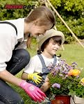 PACIFIC PPE 3 Gants de jardin pour enfants de 5 à 9 ans, Gants en caoutchouc pour enfants, Gant de jardin, Glousses de travail pour enfants et enfants, Multicolore, XXS
