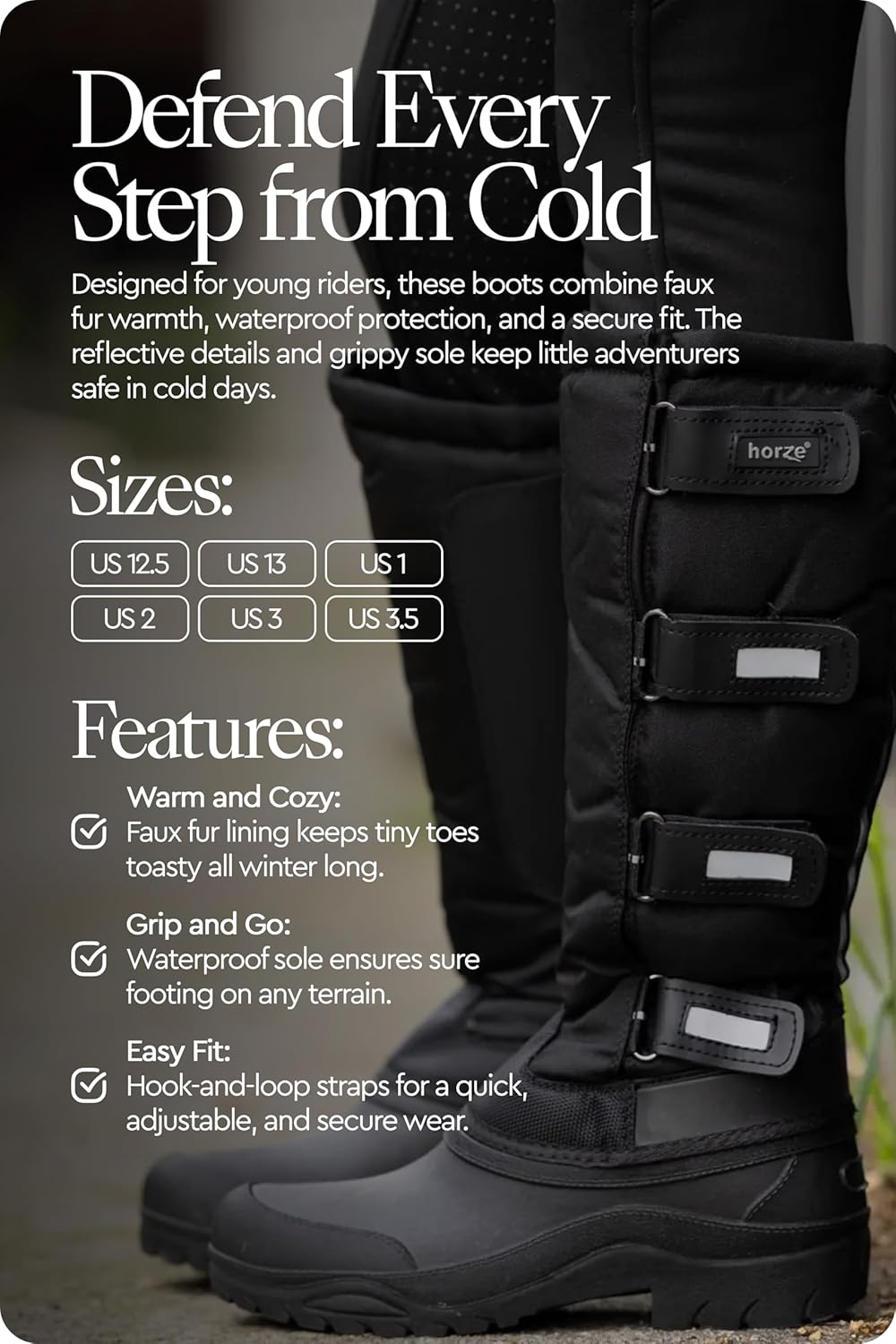 HORZE Polar Kids Thermo Boots