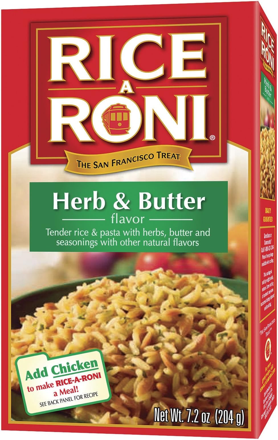 Rice a Roni Rice Mix, Herb and Butter, 7.2 Oz