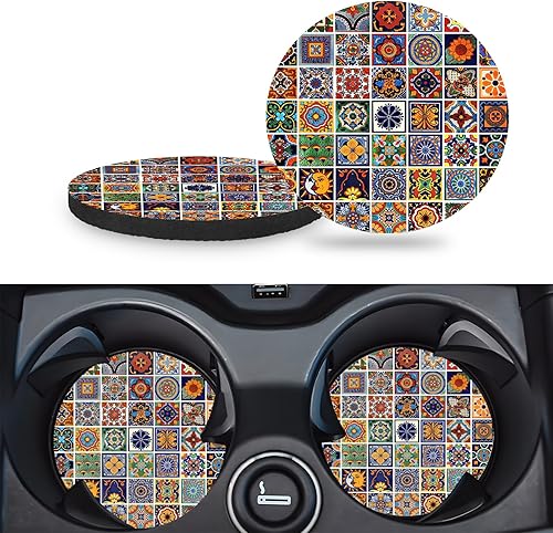 Portavasos para automóvil, paquete de 2  Posavasos universales antideslizantes de 2.75 pulgadas, posavasos de goma para automóvil, accesorios de