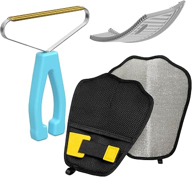 Pet Hair Removal Tool,Pet Hair Remover, Dog and Cat Hair Remover,Lint Remover 3-Pack,Lint Brush,Fabric Shaver for Carpets,Car
