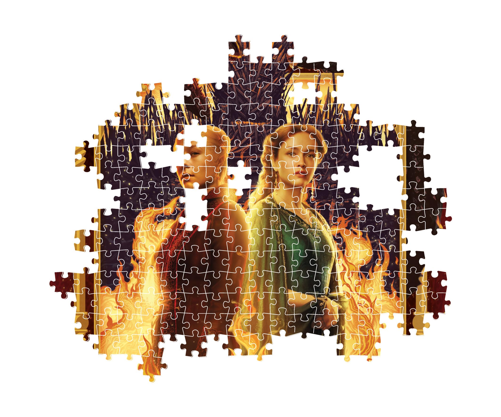 Clementoni - Puzzle Adulto 1000 Piezas Panorama Dragon Ball Compact Box, 37058