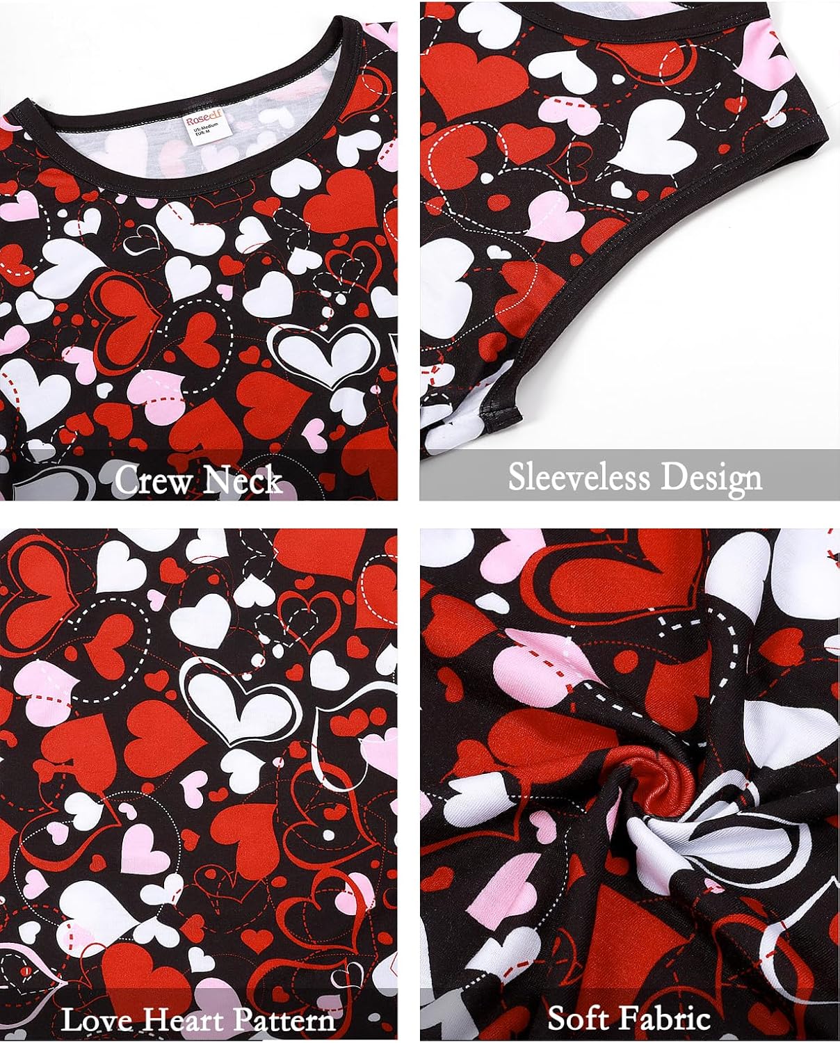 Women Holiday Crop Top Tank Sleeveless 3D Printed Shirts - Image 6