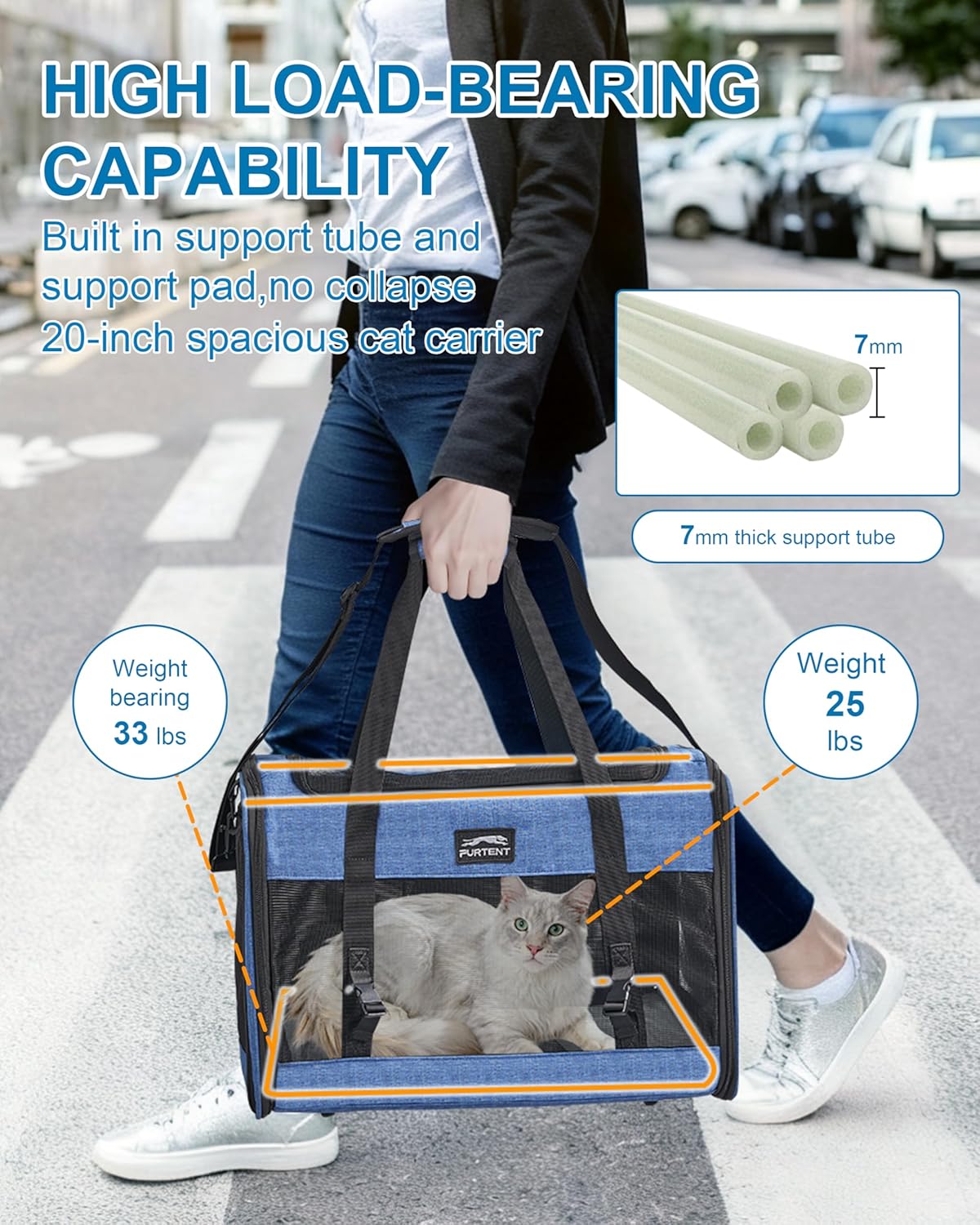 Travel in Comfort: The Ultimate Soft-Sided Carrier for Your Cats!