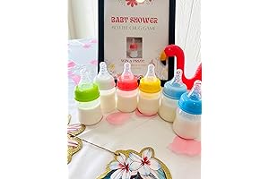Baby Shower Games - Chug Milk Bottles - Unforgettable Keepsake Favors