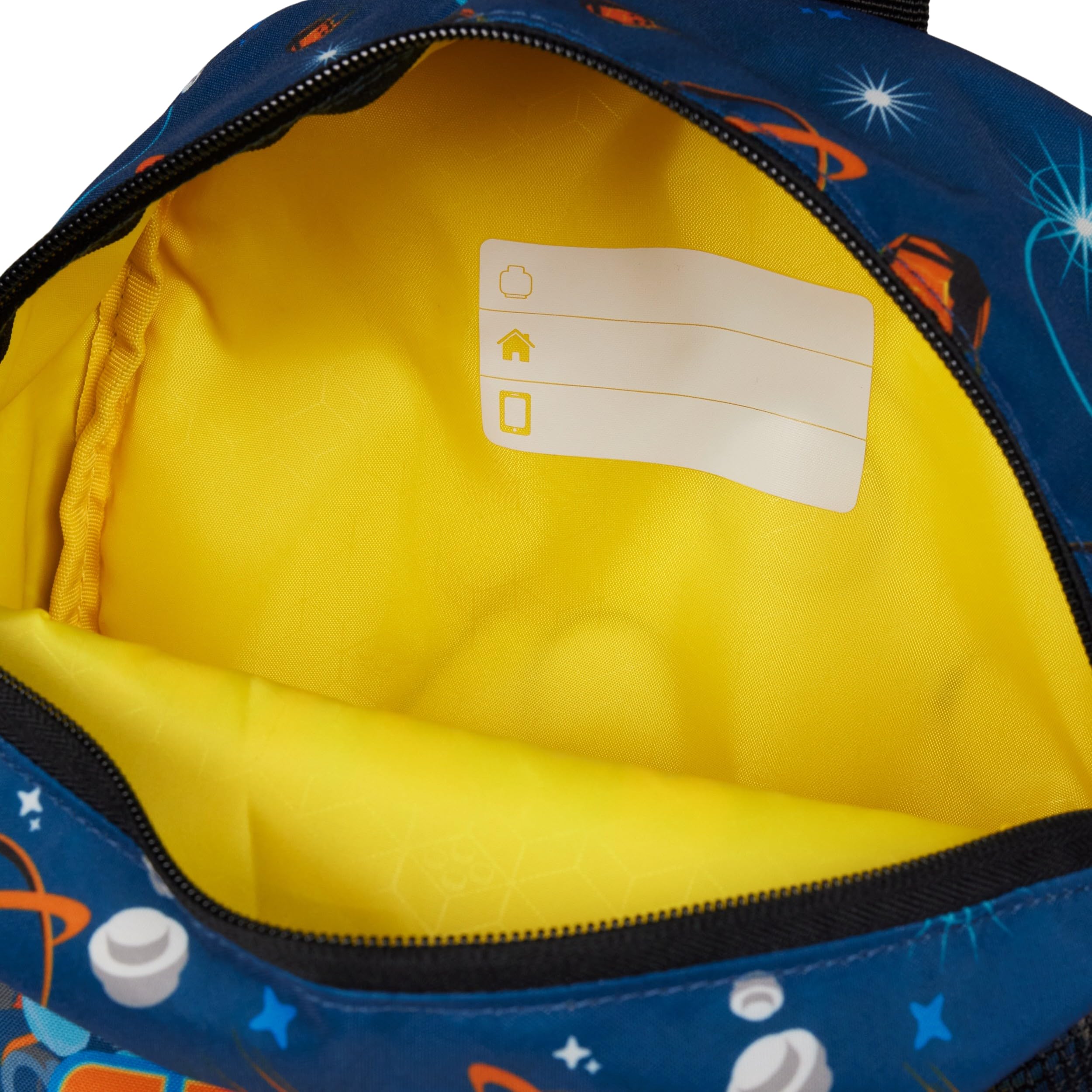 SKANDO BAGS Mochila de guardería LEGO, City, Hyperspace: bolsillo ligero con correas ajustables, etiqueta para nombre, bolsillo lateral de malla y reflectores en todos los lados.