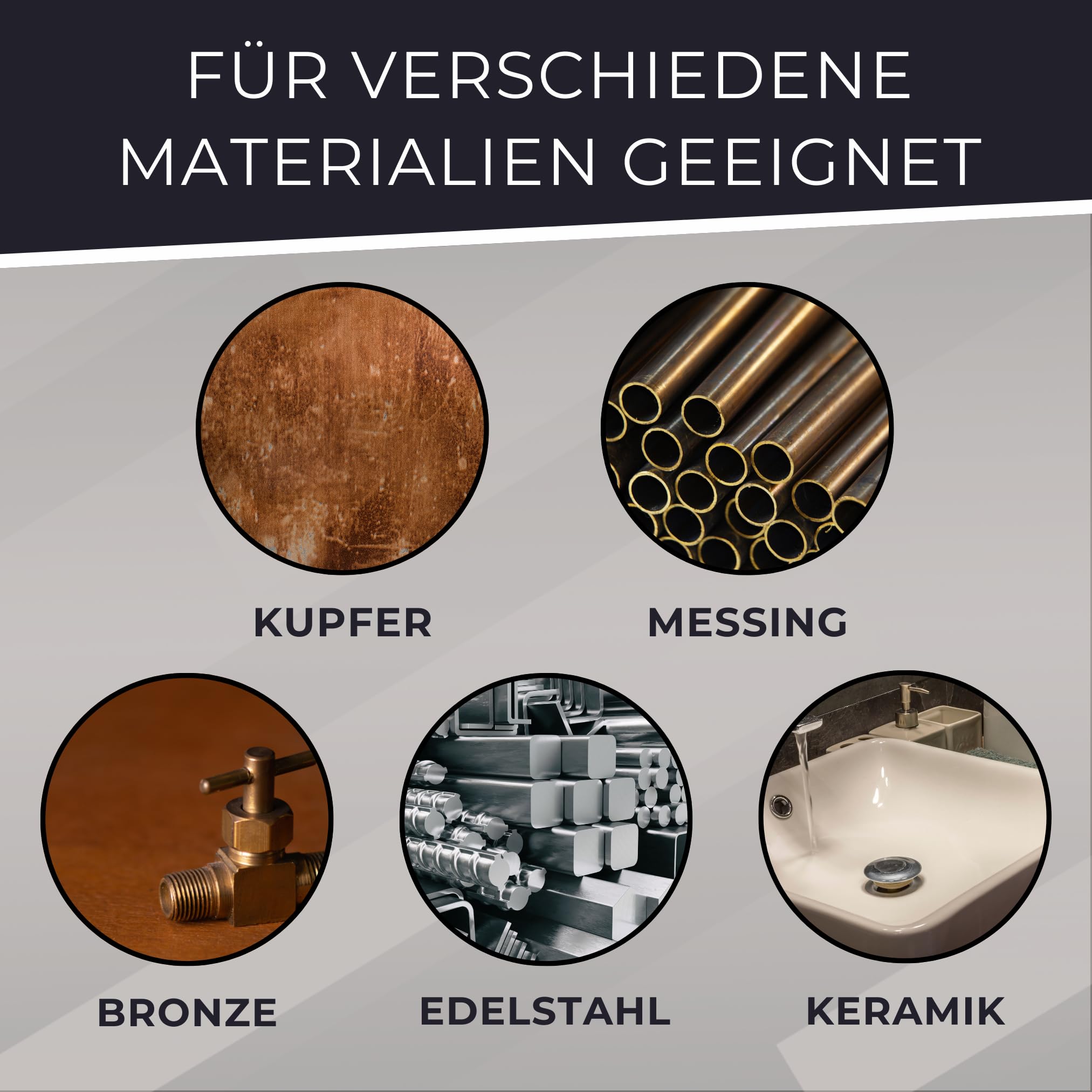 ABACUS® Kupferreiniger - Effektive Reinigung für Kupfergeschirr, Kupferutensilien, Silber, Messing, Edelstahl, Münzen und Keramik mit Sofortwirkung - Kupferbeize mit hoher Reinigungseffizienz 2x1000ml