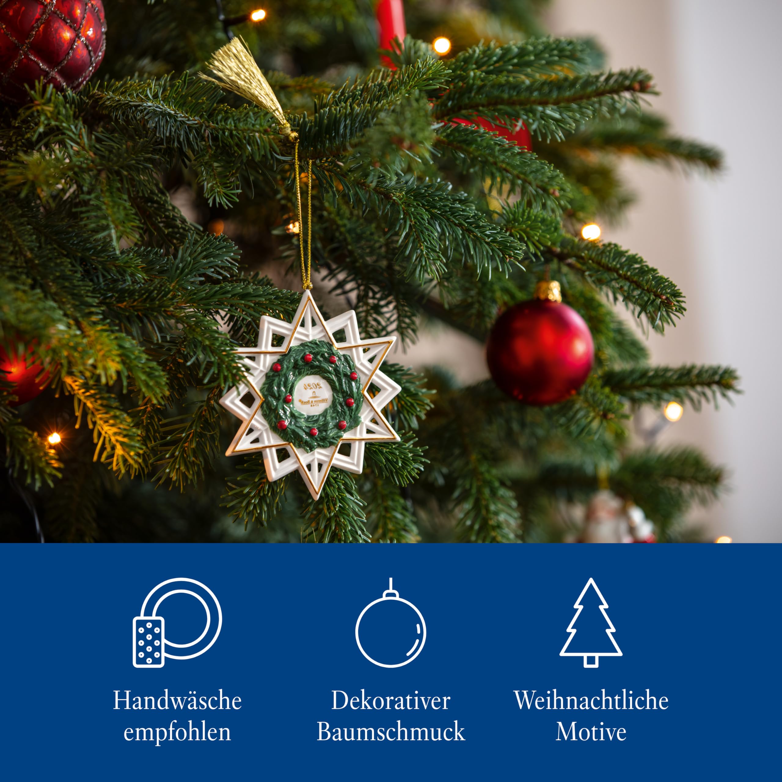 Villeroy & Boch Annual Ornaments addobbo per albero Renna 7cm