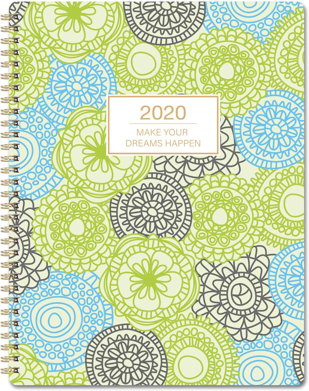 2022 Planner - Planner 2022 Weekly & Monthly Planner, 11" x 8.5" Planner with 12 Monthly Tabs, Twin Wire Binding