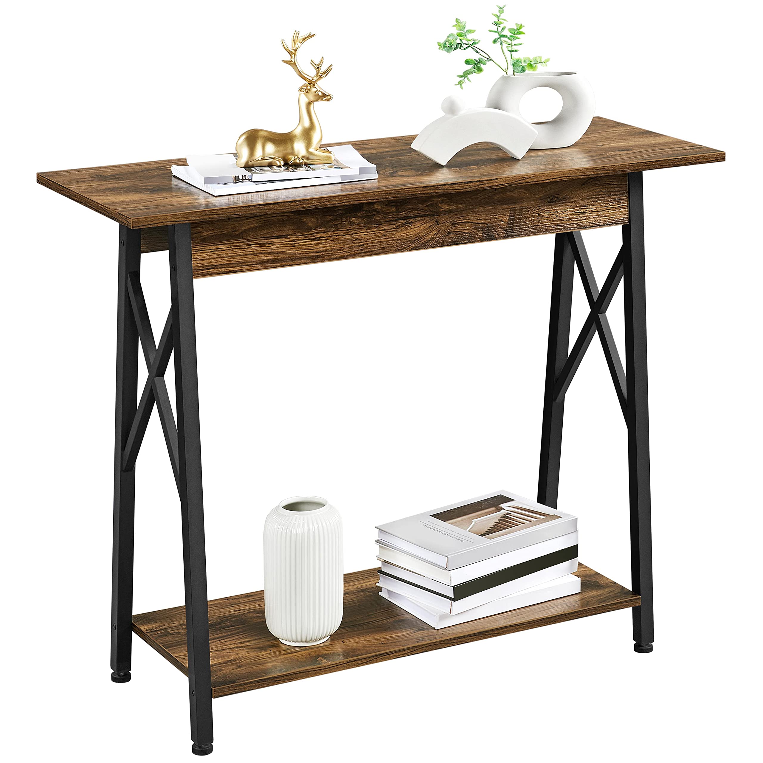 Buy Yaheetech Console Table, Industrial Entryway Table Hallway Sofa