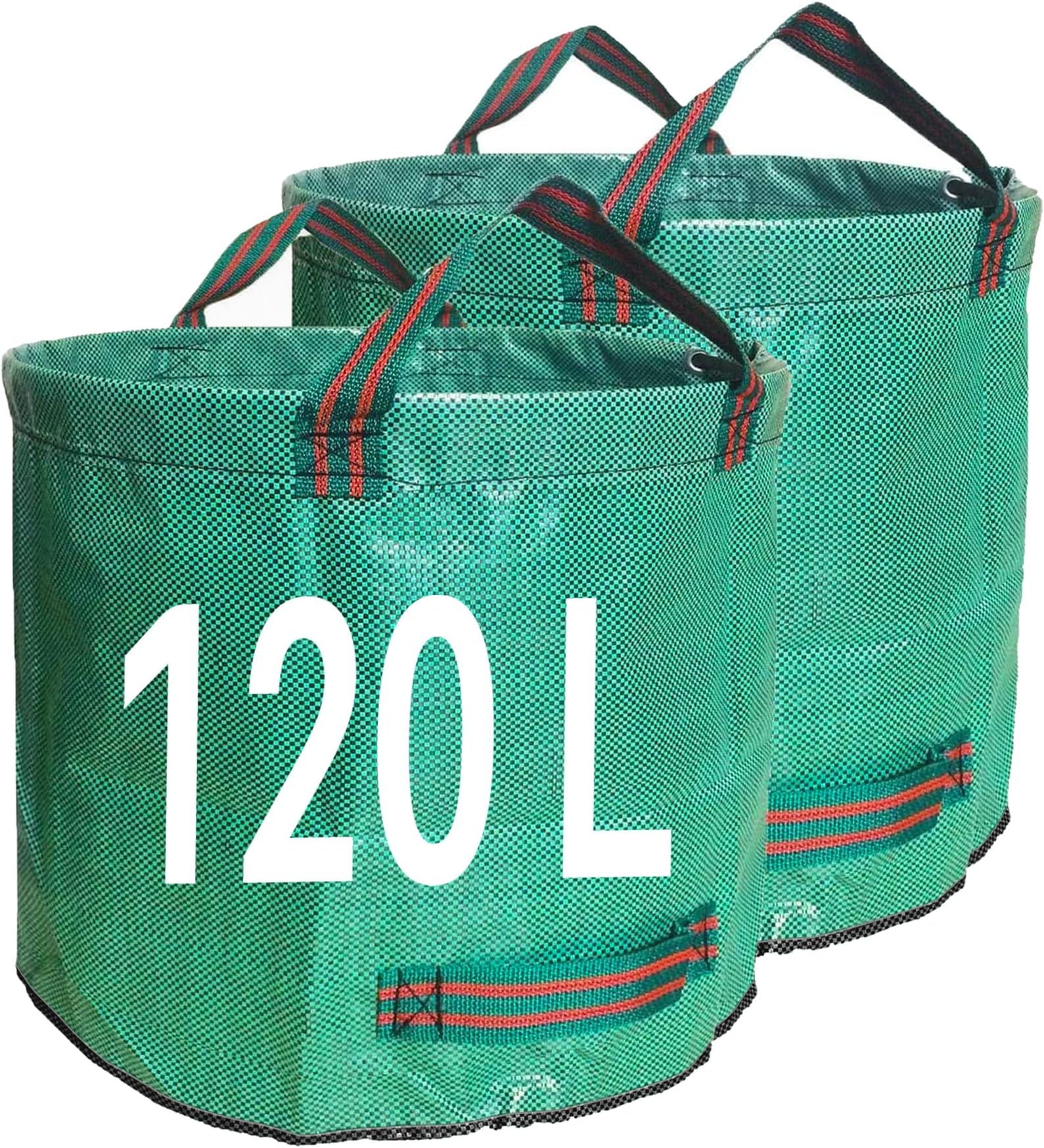 Singwow 120L Heavy Duty Garden Waste Bags, Reinforced Base Edge, 2 Pack