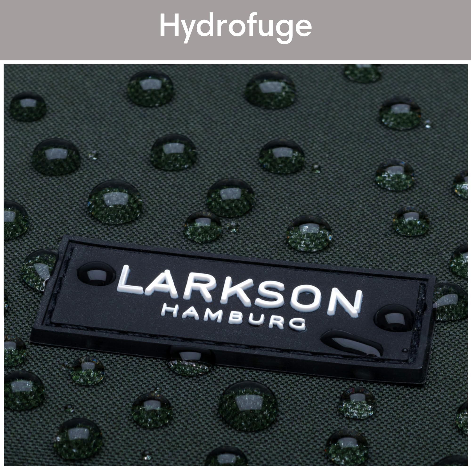 Larkson Sac à Dos Roll Top Femmes & Hommes - No 4 - Backpack pour l'École, l'Université - Compartiment Ordinateur Portable 16 Pouces - Hydrofuge
