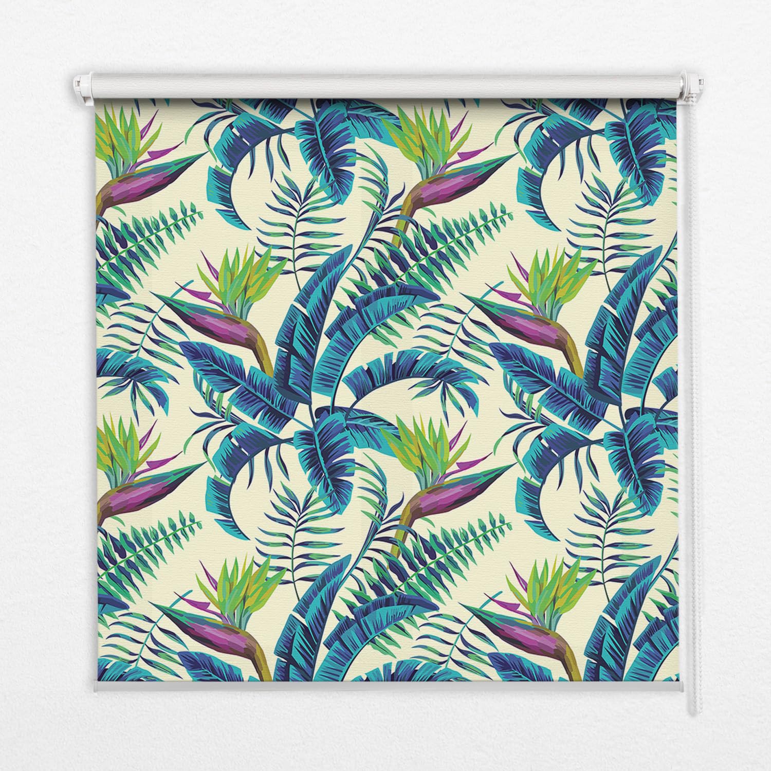Store enrouleur occultante 60x180cm bloquant la lumière avec fixation facile sans perçage