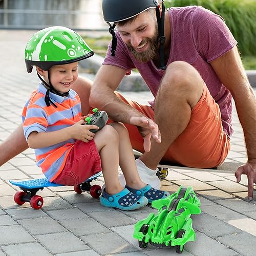 Miniatura 6 de YTKIH El auto de juguete de control remoto más genial, se puede deformar, puede rodar, autos de deriva de acrobacias a control remoto, una nueva