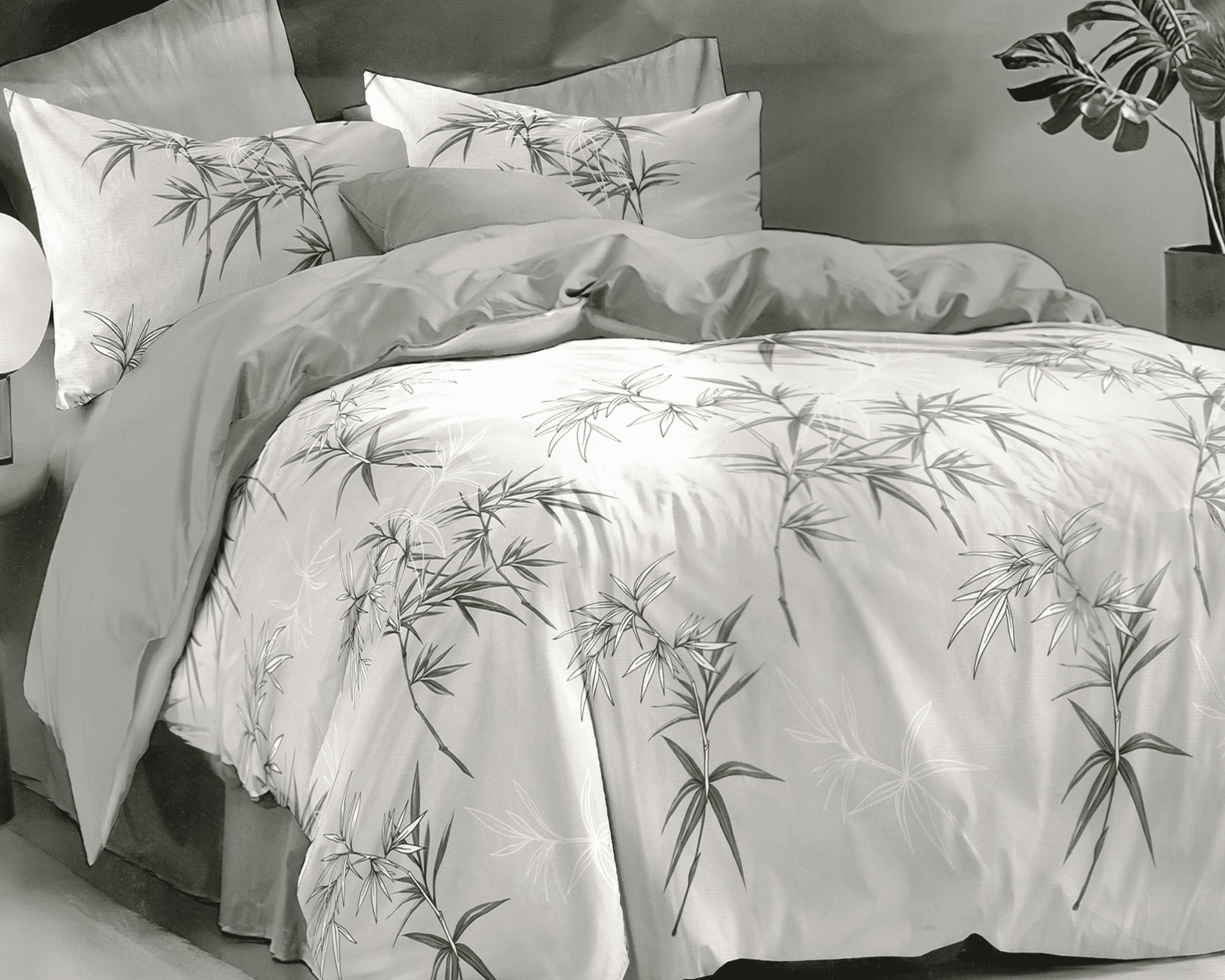 BESCH Edredón Invierno Nórdico de Microfibra 240x220cm para Cama de 150 con Relleno de Fibra 280gr/m2 - Edredón Nórdico Suave Cálido Ligero - Ramas