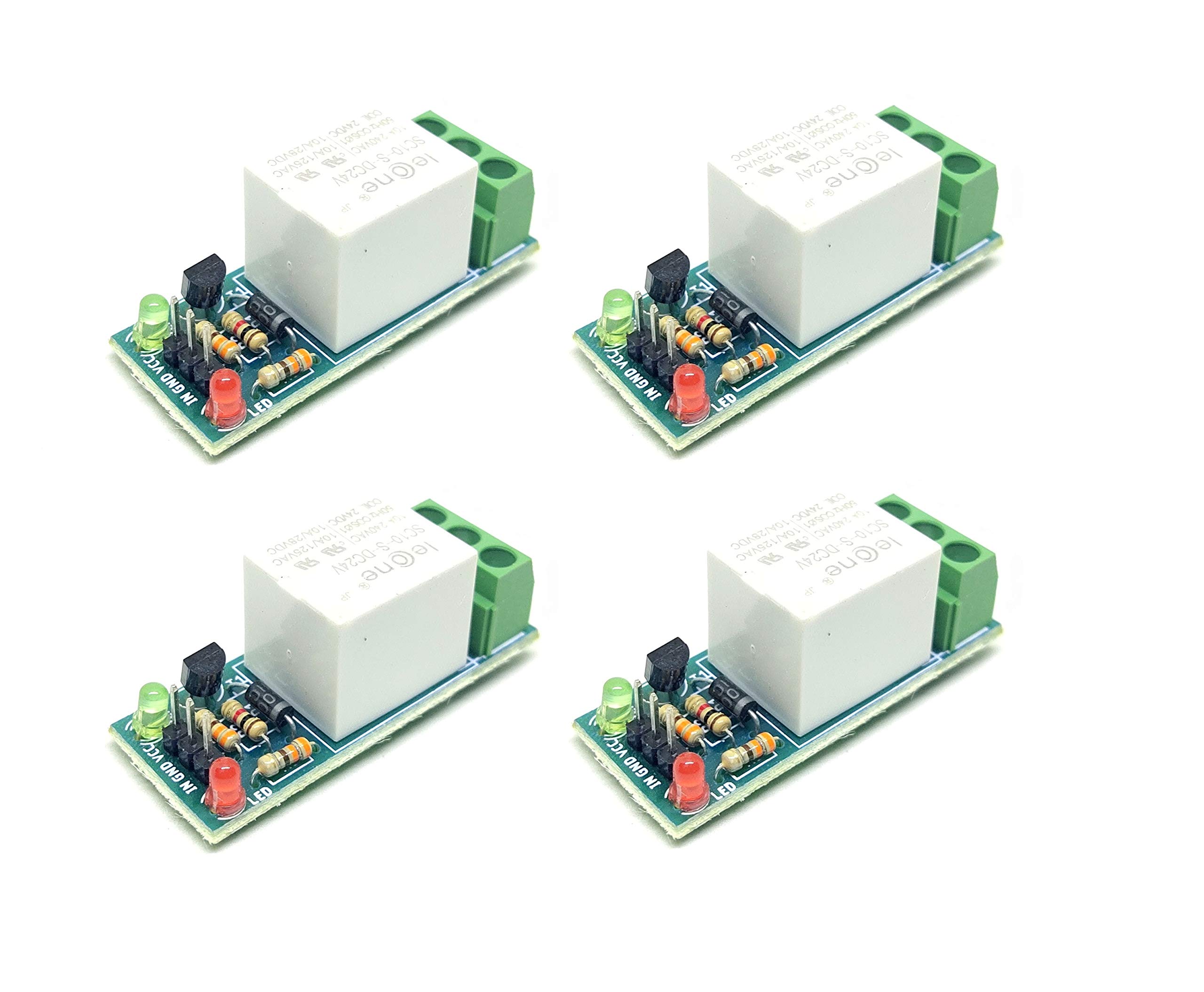 INVENTO 4Pcs 24V 10A 1 Channel Relay Module Low Level Trigger for Home automation DIY Projects (B08KJL5YY2) Amazon Price History, Amazon Price Tracker